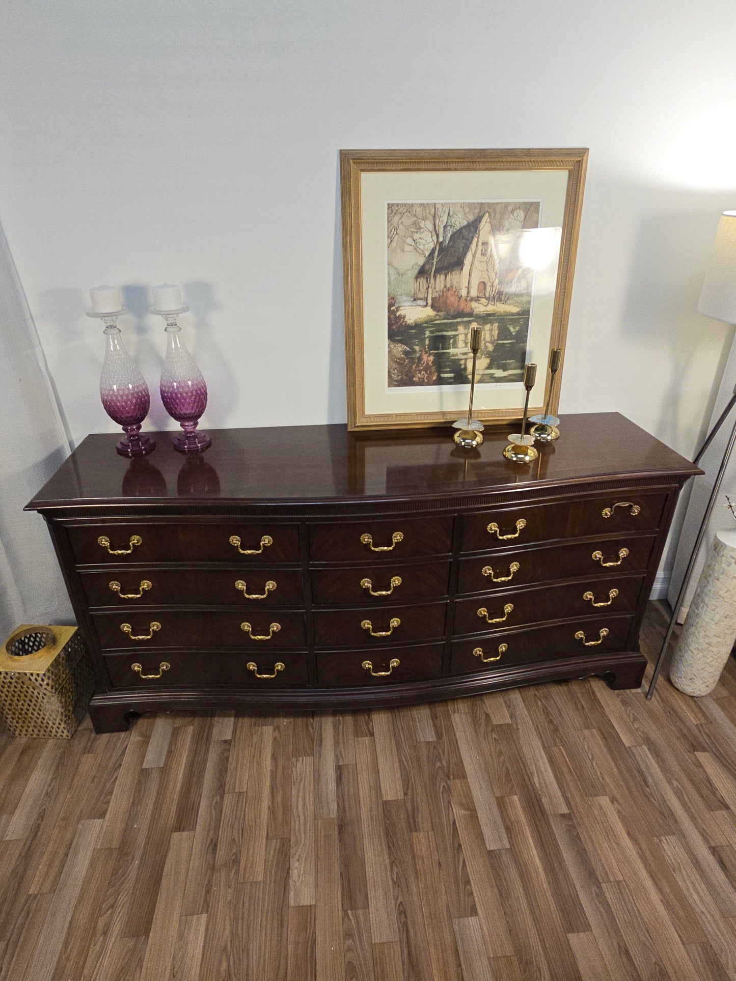 Rare Find, Late 20th Century Drexel Heritage Heirloom - Twelve Drawer Dresser