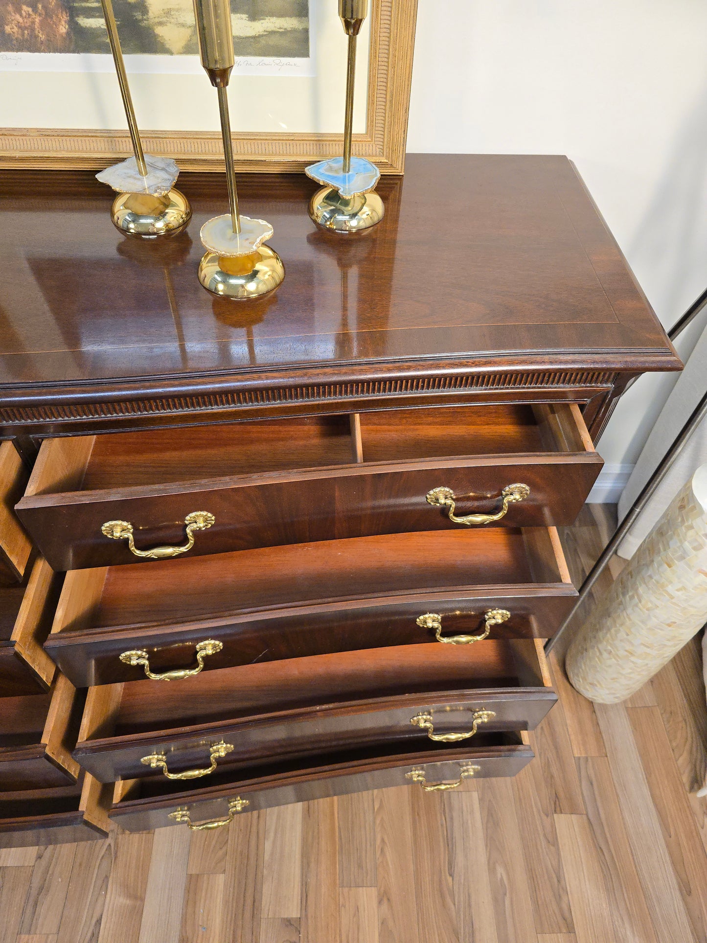 Rare Find, Late 20th Century Drexel Heritage Heirloom - Twelve Drawer Dresser