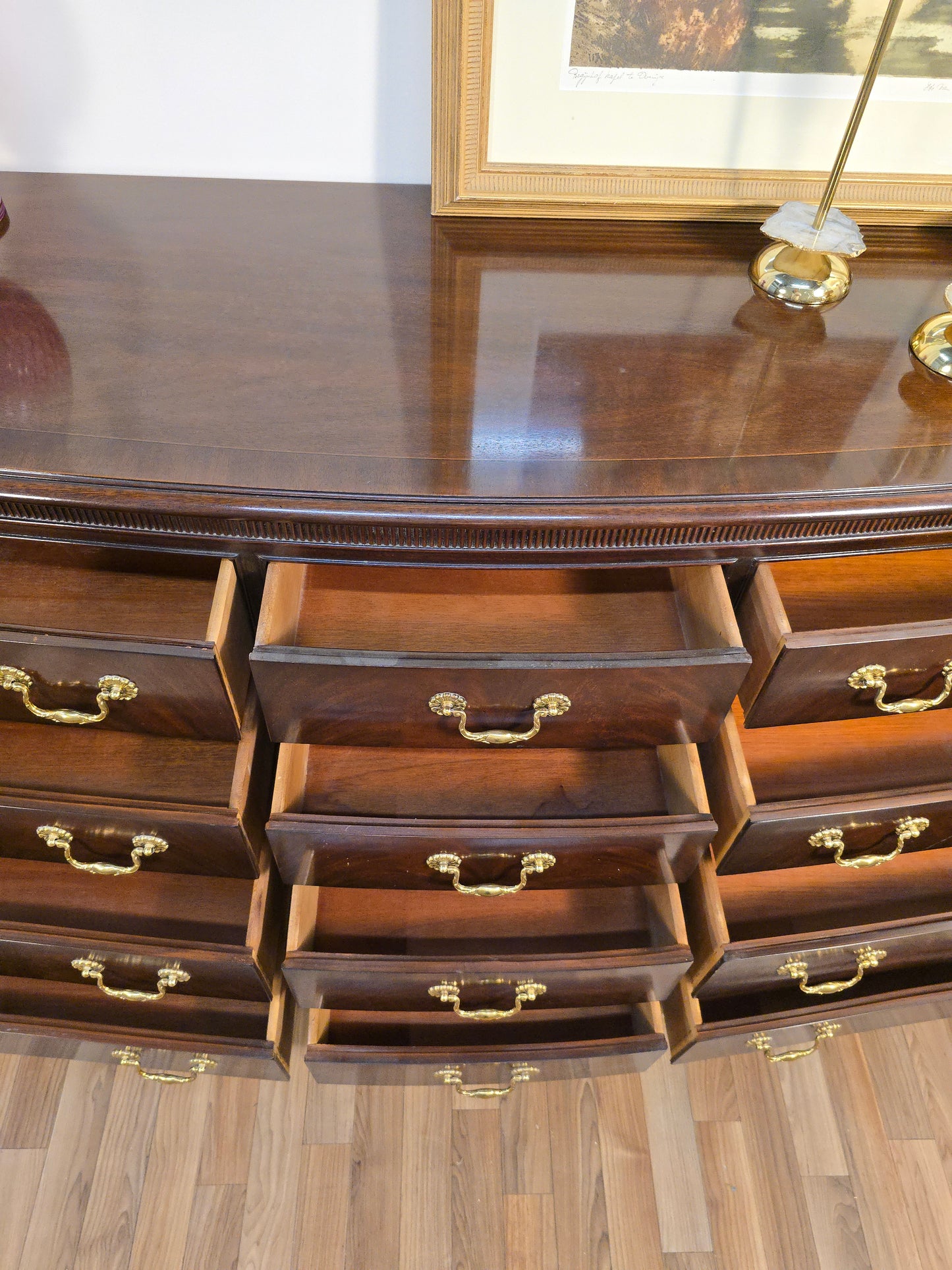 Rare Find, Late 20th Century Drexel Heritage Heirloom - Twelve Drawer Dresser
