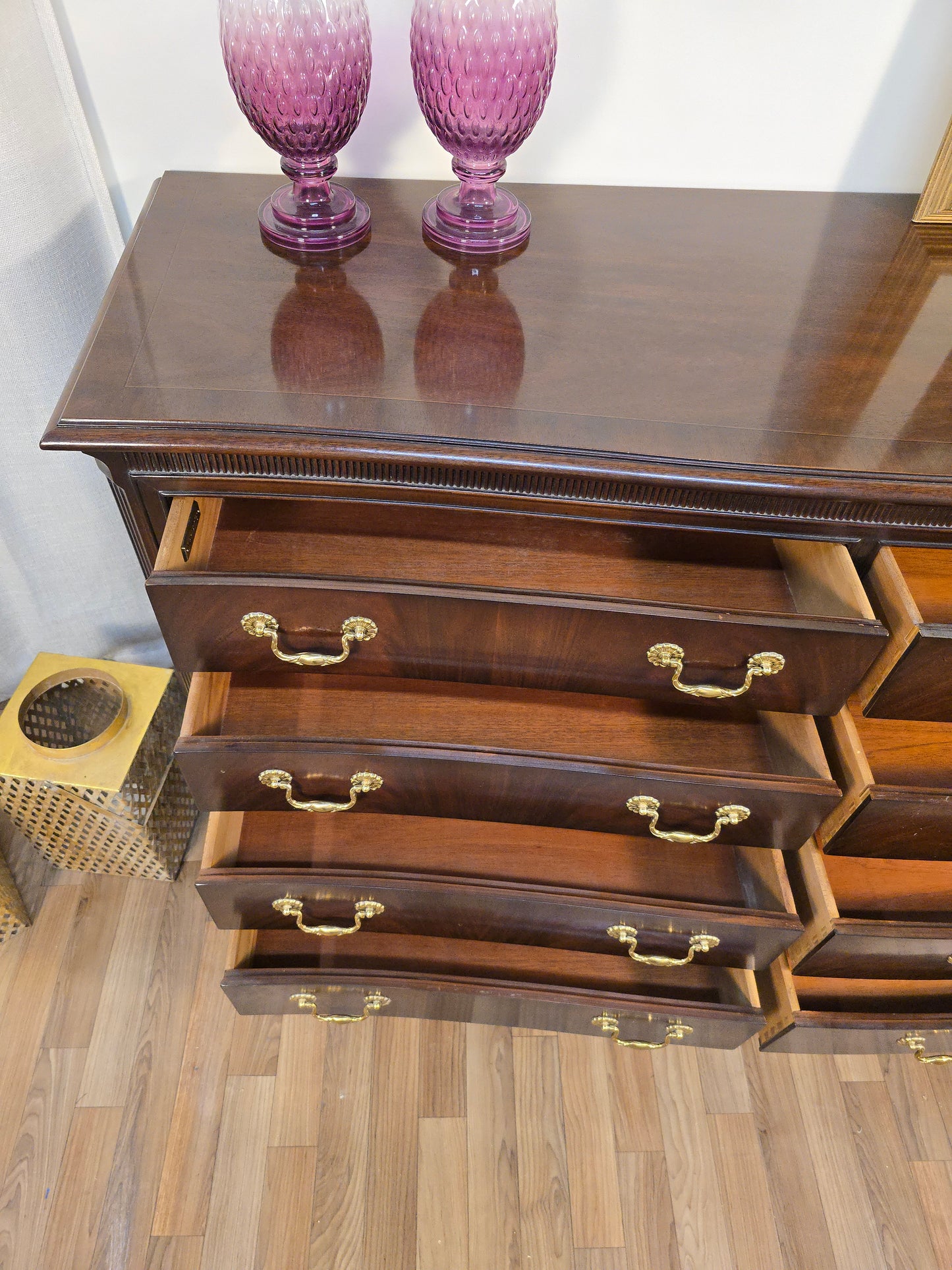 Rare Find, Late 20th Century Drexel Heritage Heirloom - Twelve Drawer Dresser